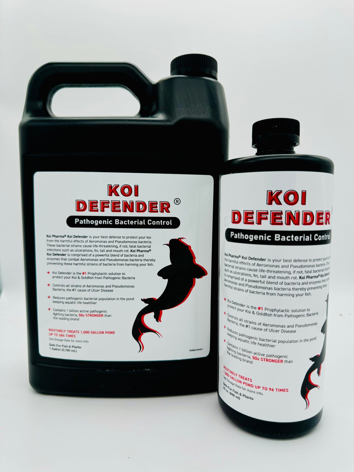 ✅1Gal Koi Defender-KIỂM SOÁT VI KHUẨN 🦠 Pathogenic Bacterial Control Koi Pharma
