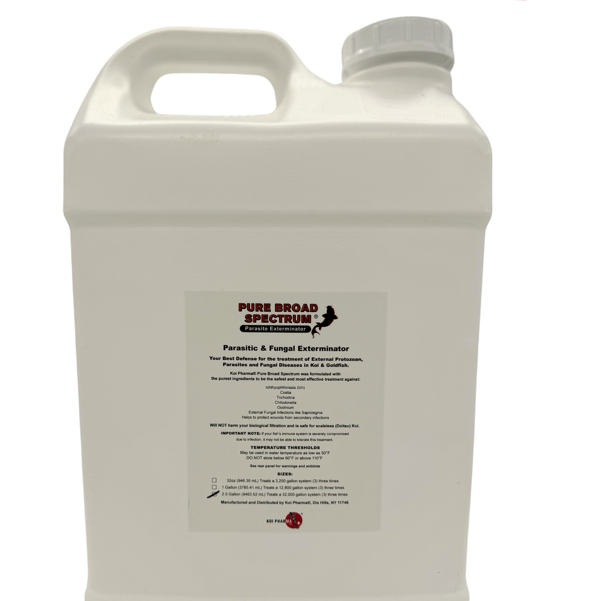 ✅32oz Koi Pharm Pure Broad Spectrum💕DIỆT KÍ SINH TRÙNG VÀ NẤM PHỔ RỘNG💕Parasitic & Fungal Exterminator - Koi Fish Parasite Treatment