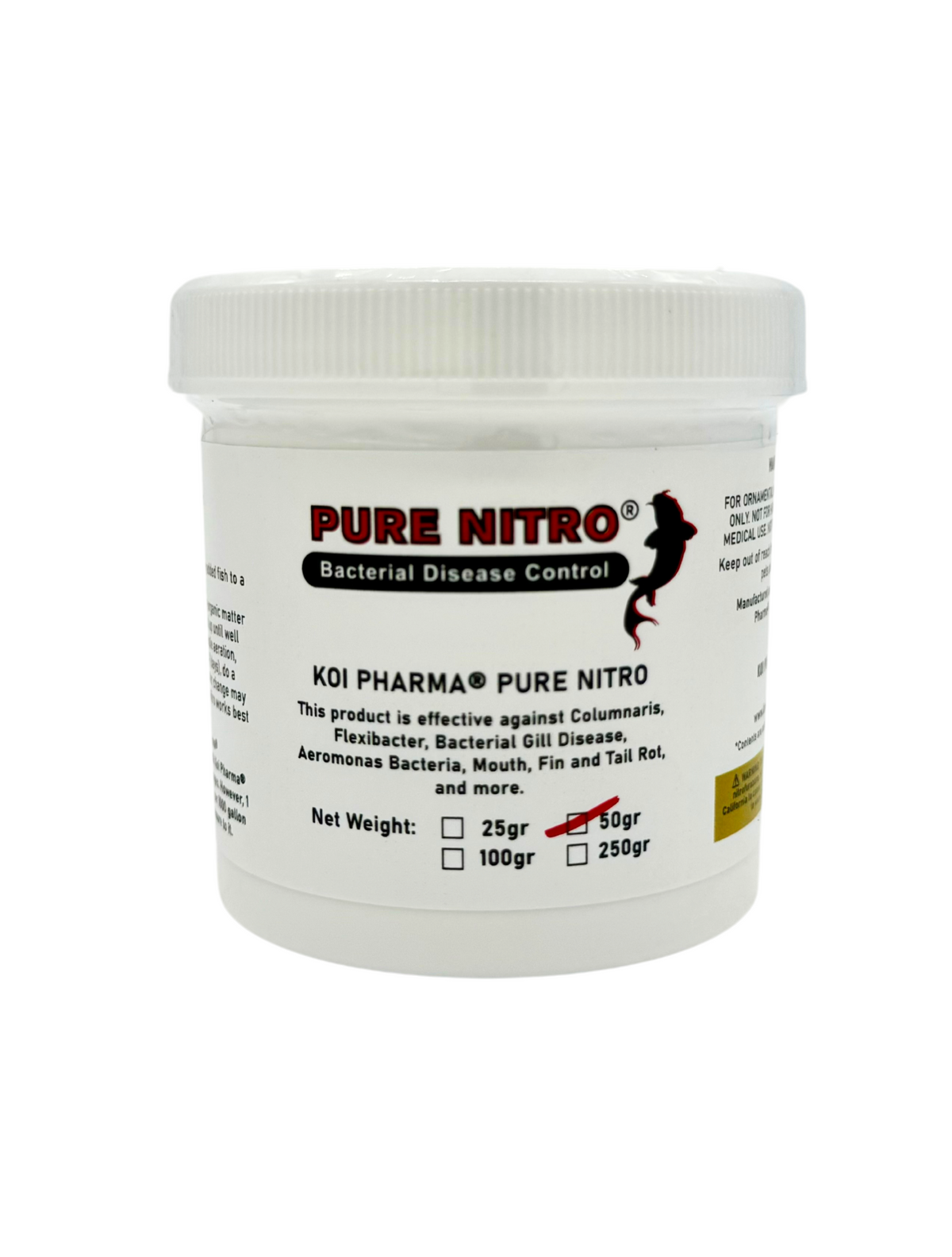 ✅25Gram -Pure Nitro -DIỆT VI KHUẨN CHO TOÀN BỘ AO NUÔI 💕Whole Pond Bacterial Medication for Koi Health Koi Pharma
