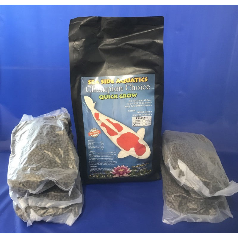 💕Premium Koi Food 20kg Quick Grow Large 7.3-7.8mm- Sea Side Aquatics✅free ship