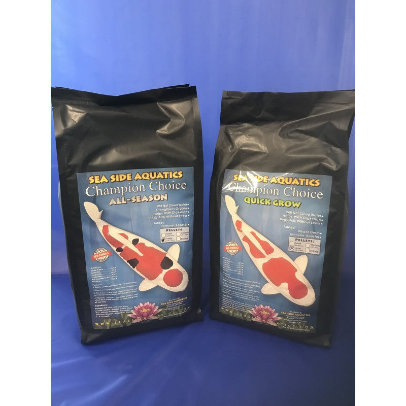 💕Premium Koi Food 20kg Quick Grow Large 7.3-7.8mm- Sea Side Aquatics✅free ship