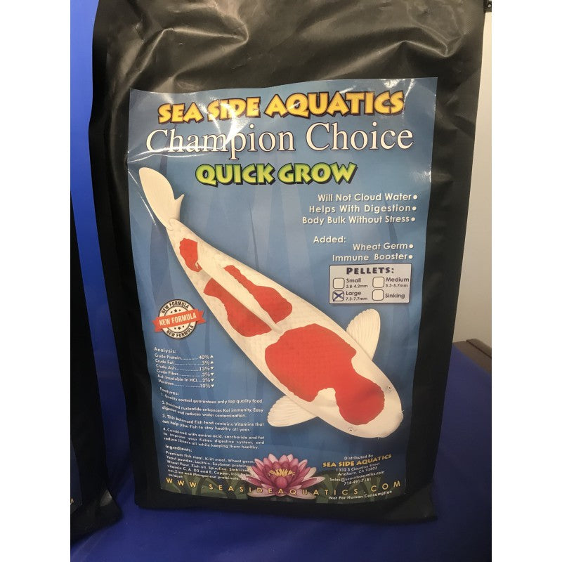 💕Premium Koi Food 20kg Quick Grow Large 7.3-7.8mm- Sea Side Aquatics✅free ship