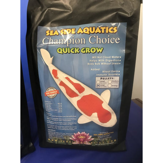 💕Premium Koi Food 20kg Quick Grow Large 7.3-7.8mm- Sea Side Aquatics✅free ship