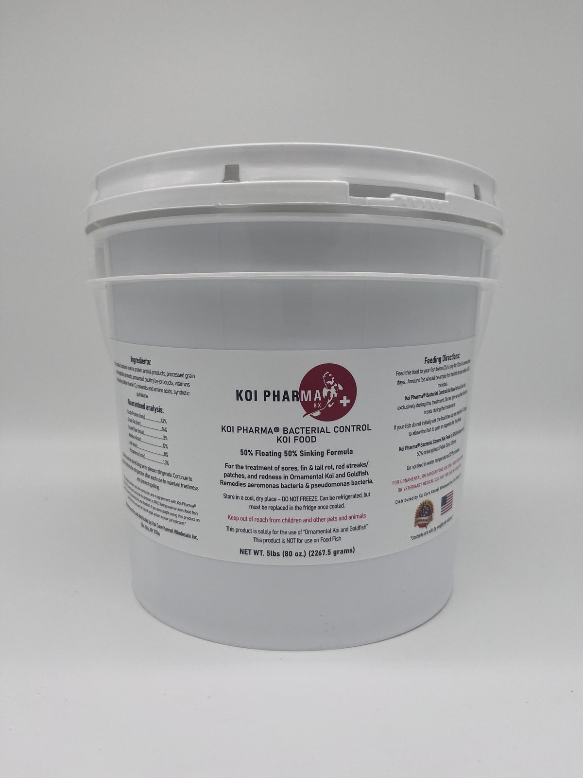 5 POUND-KOI PHARMA® 🌸THỨC ĂN KIỂM SOÁT VI KHUẨN 🦠 Bacterial Control ...