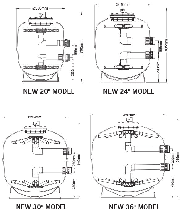 Evolution Aqua K+ Pressure Filters